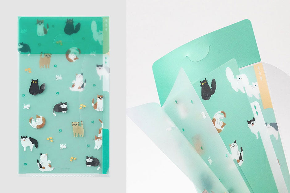 ３ポケットクリアホルダー