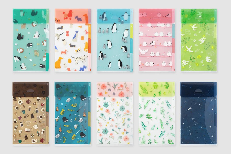 ３ポケットクリアホルダー