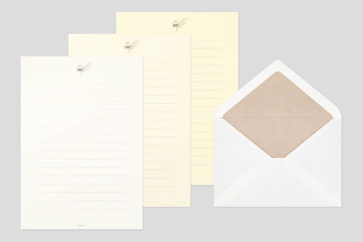 便箋＜A5＞ 色を贈る手紙　白