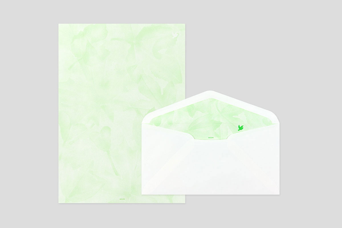 ミドリ 便箋 森色ノキモチ