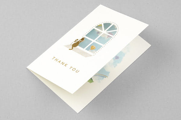 ミドリ 窓付きカード ミドリ 窓付きカード