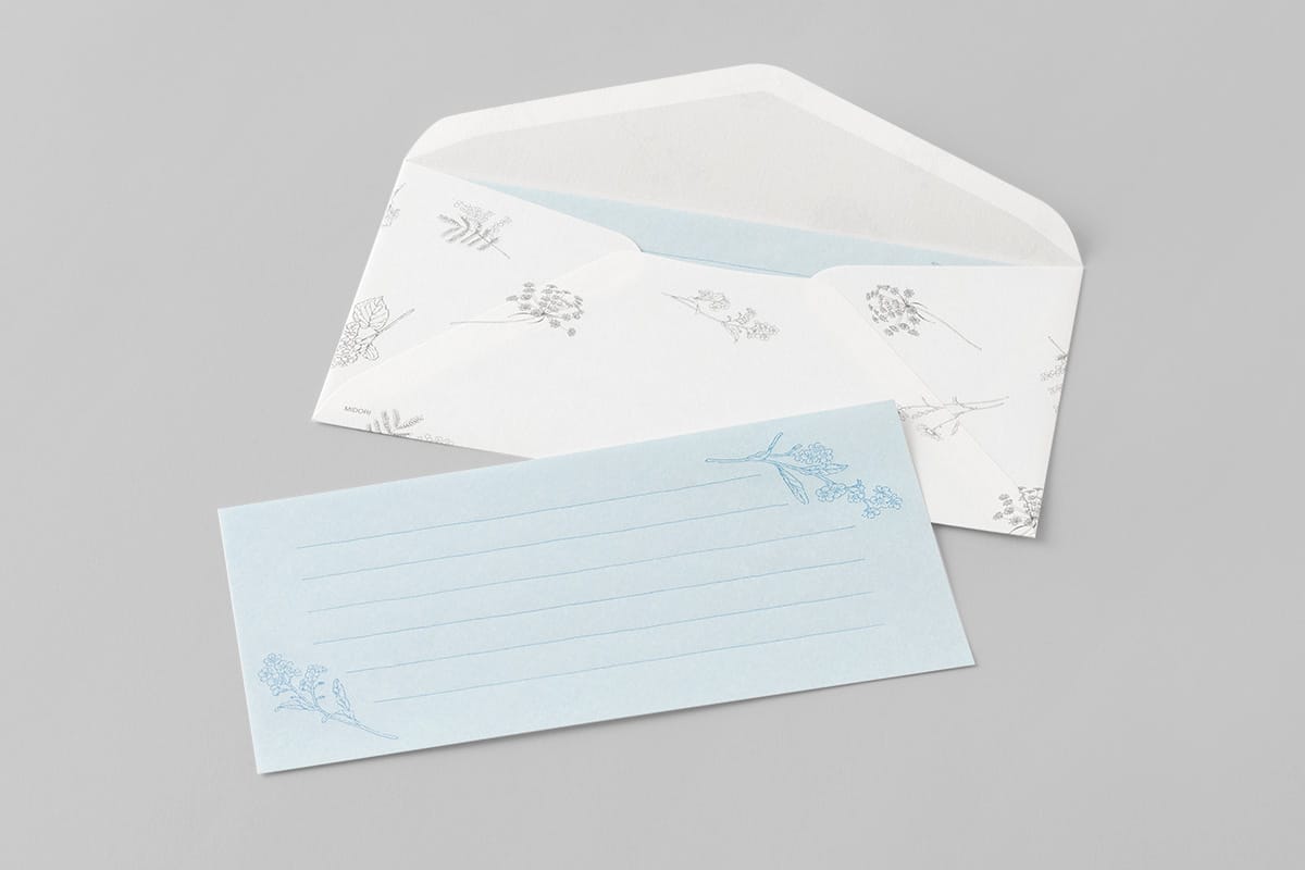 ミドリ 「花色和紙シリーズ」一筆箋
